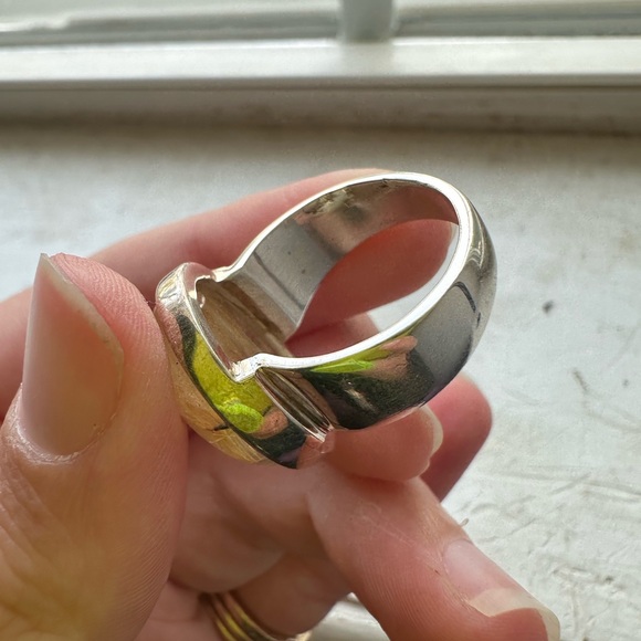 Sterling Silver 926 Rutilated Quartz Ring - Picture 5 of 6